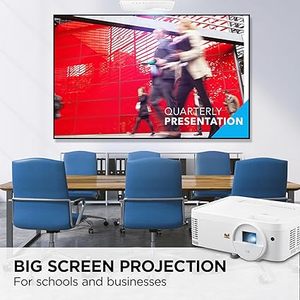 便携式Viewsonic LS510W办公会议视频投影仪，三色发光二极管光源WXGA分辨率为3000 ANSI流明 - Product Image 4