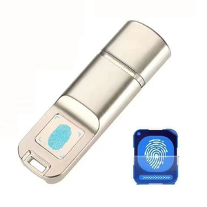 Dual-Purpose 64GB USB 3.0 Type-C Interface <strong>Memory</strong> Disk Fingerprint <strong>Encryption</strong> <strong>Flash</strong> Drive Pen for Computer Mobile Phone Metal - Product Image 1