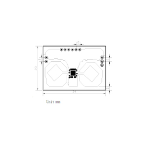 Módulo de Sensor de Radar MoreSense para detección de MS10-3423D28M, Sensor de movimiento de micromovimiento de 10G/10.525GHz de bajo coste, nuevo - Product Image 3