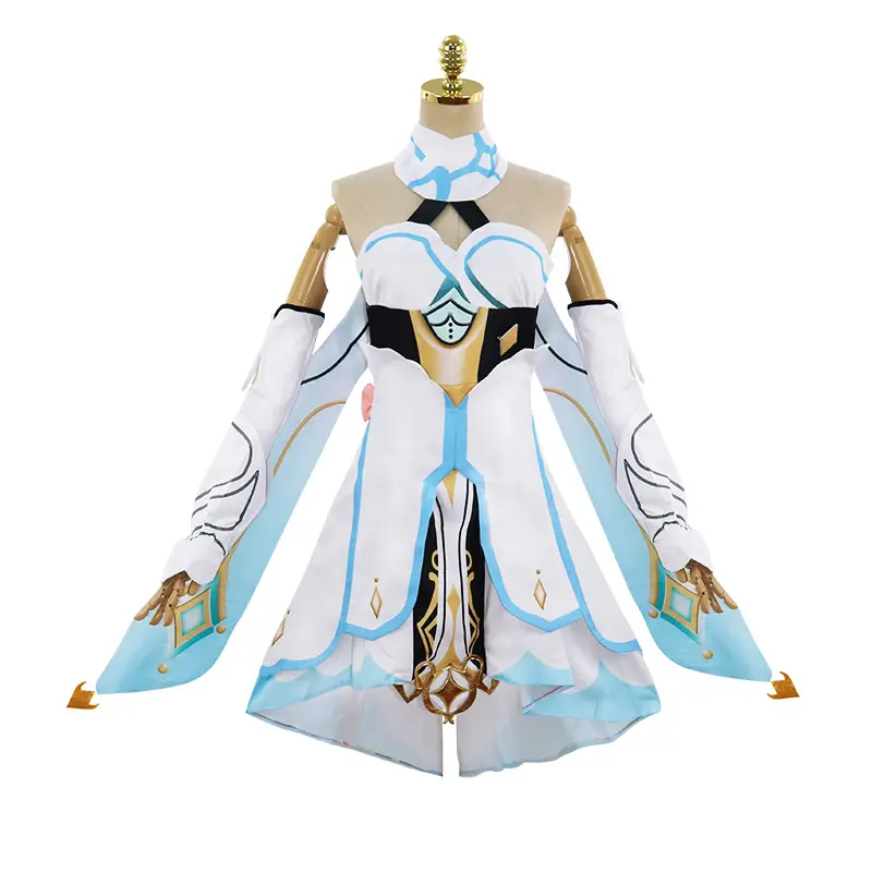 Juego de la isla de Kyushu Original Dios Ying impacto Kamisato Ayaka mujer japonés vestido Cosplay