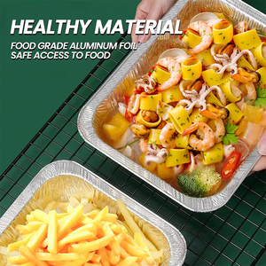 Tùy chỉnh 9*13 inch kỳ nghỉ Foil Pan dùng một lần Baking Aluminum foil container cho thực phẩm - Product Image 4