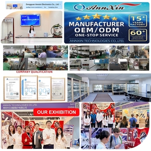 สาย USB แบบสั้นกำหนดเอง2.0ตัวผู้ไปที่มุมซ้าย5ขาสายไมโคร USB ตัวผู้ยาว0.3เมตร - Product Image 5
