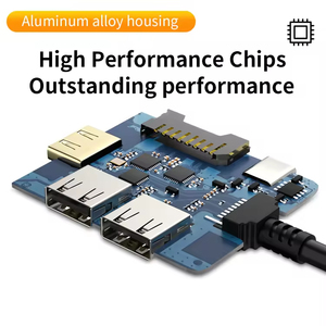 ULT-unite 6合1 USB C型集线器适配器，带4k多端口读卡器USB3.0 TF PD SD读卡器，用于电脑配件 - Product Image 3