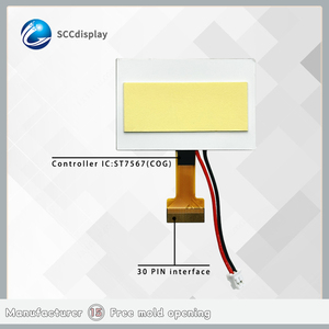 Prezzo a buon mercato ampio schermo LCD schermo 12864 1062 modulo COG 128x64 display lcd grafico FSTN 12864 display lcd - Product Image 2