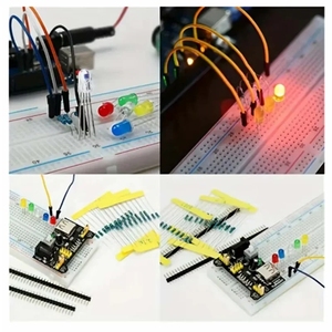 Basisc Starter Kit Elektronisches Komponenten paket mit 830 Bread board LED-Überbrückung kabel Dupont Plastic Box für Arduino Kit - Product Image 5