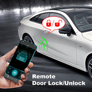 Sistema de alarma de coche con Control de teléfono inteligente, alarma de coche con aplicación de Control de un sentido, antirrobo, color negro - Product Image 5