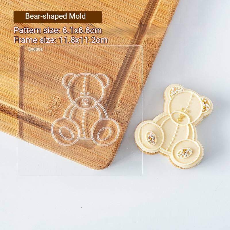 QA001 Moule gaufré ours