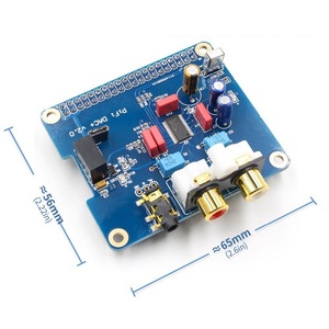 モジュールPCM5122 HifiDacオーディオサウンドカードモジュールI2S、RPi 3B/2B用LEDインジケーター付き - Product Image 2