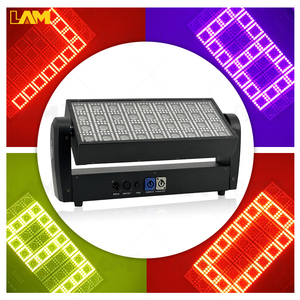 ไฟแอลอีดีแบบมีไฟแอลอีดีติดบนศีรษะแบบ3in1 RGB + ไฟ LED สีขาวเย็นสำหรับดีเจ DMX ไฟแมทริกซ์เวทีแสงพิกเซลควบคุมโซน - Product Image 4
