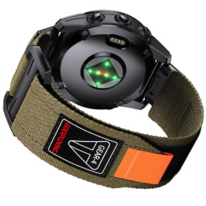 Listensmart Fabric Quick Release Strap for <strong>Garmin</strong> Fenix 7X 6X Pro Epix Pro Gen 2 <strong>Fenix5X</strong> 5XPlus 26mm Nylon Woven Watch Band