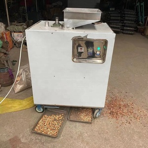 Separador de núcleos de cáscara de nuez seca eléctrica de 3 salidas, pelador, máquina de selección de núcleos de nuez, máquina descascaradora de piel dura de nuez