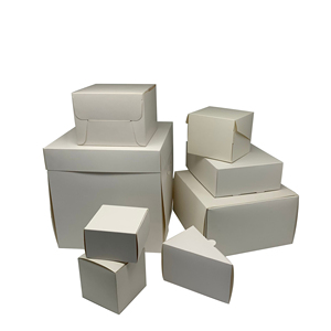 定制产品包装小白盒包装，普通白色纸盒，白色纸板盒 - Product Image 2