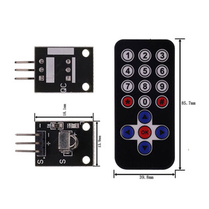 NEC Infrarot-Fernbedienung empfänger platinen kit Arduino Robot Remote Control Module Sensor Kits und Kabel baugruppen