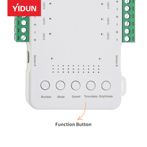 YIDUN 12V çift PIR hareket sensörü kontrolörü 16/28 kanallar SPI piksel LED aydınlatma Dimmer manuel ve uzaktan kumanda merdiven işık - Product Image 6
