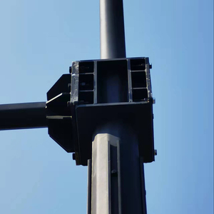 Synthetic Integrated CANTILEVER TRAFFIC POLE W/ <strong>DAVIT</strong> &amp; EXTENSION ARM - Product Image 4