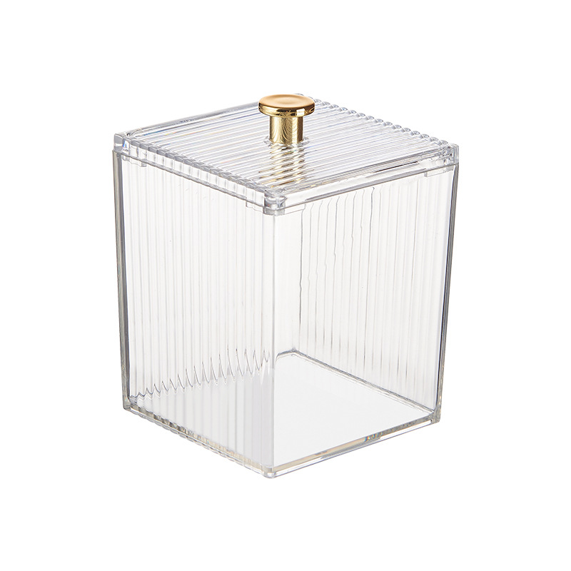 PET storage box, single compartment, 8*8*9.5cm