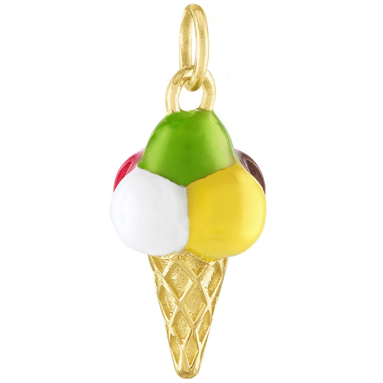 Colorful ice cream pendant