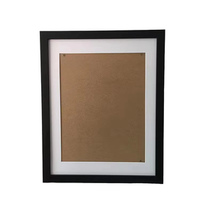High Quality Handmade Black A4 Photo <strong>Frame</strong> <strong>12x15</strong> European Style Wood <strong>Frame</strong> with UV Printing Factory Wholesale Customizable Logo - Product Image 2