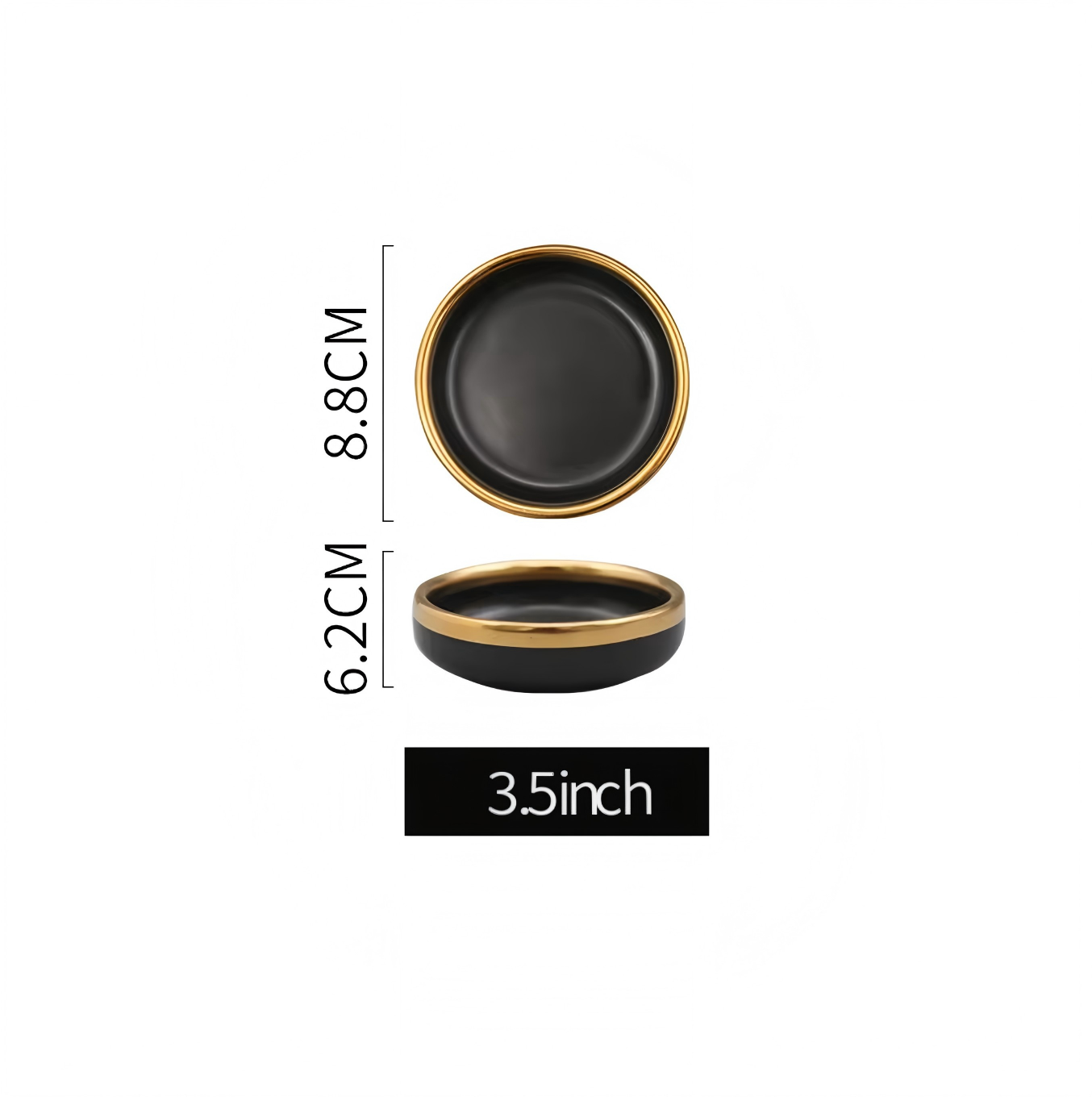 3,5 pouces noir