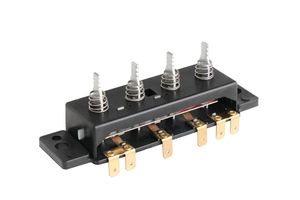 4 vị trí bên ngoài thiết bị đầu cuối cơ bản cài đặt push button Bàn phím thiết bị chuyển mạch cho bảng fan hâm mộ, bàn fan hâm mộ, máy xay sinh tố 4A 250V - Product Image 4