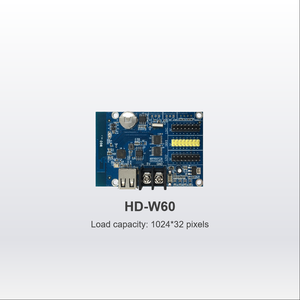 LED scheda di controllo a colore singolo e doppio HUIDU HD-W60 gamma di controllo 1024*32 Wifi modulo Led Wireless Display schermo della scheda ricevente - Product Image 3