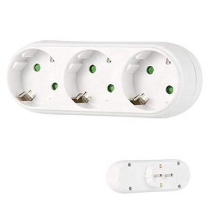 Multifunctional <strong>EU</strong> <strong>Adapter</strong> Power Conversion <strong>Plug</strong> Extension 3-in-1 Wall Socket Travel German <strong>Adapter</strong> Triple Socket Power Outlet - Product Image 4