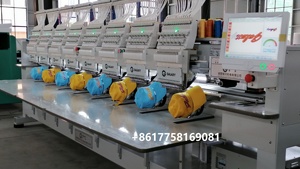 MELHOR PREÇO GALAXY 12 15 CORES 8 CABEÇA CHAPÉ/T-SHIRT SAPATOS SACOS PILLOW MÁQUINA DE BORDADOS INDUSTRIAL NA VENDA SISTEMA DE CONTROLE DAHAO