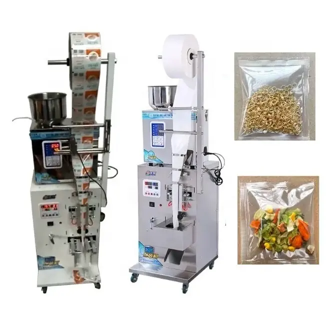 Stickstoff-Spülmaschine Popcorn Kartoffelchips Puff Snacks Lebensmittelbeutel Packmaschine Gewürzbeutel füllverpackungsmaschine automatisch