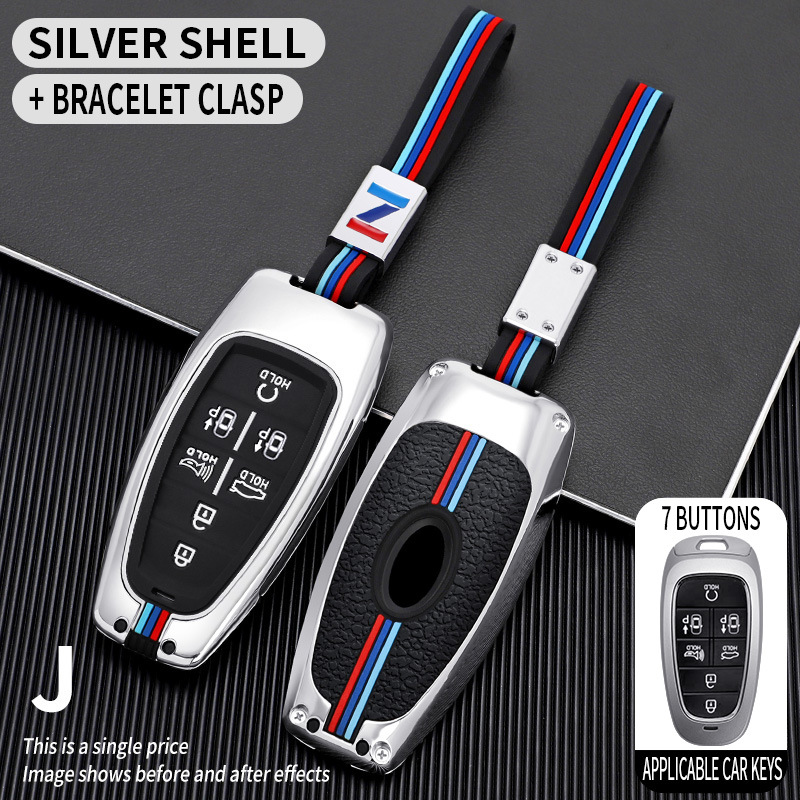 J Seven Key Silver, boucle de corde à coque unique