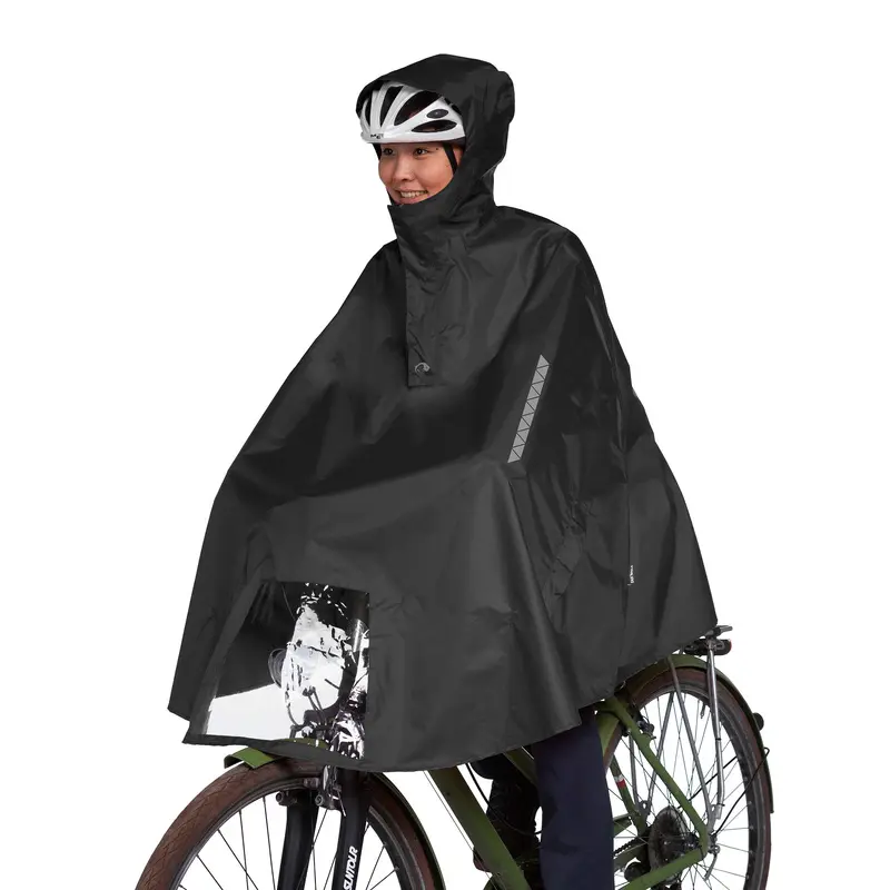 Vélo Cyclisme Coupe-Vent et Respirant Veste Extérieure Vélo Poncho de Pluie pour Homme ou Femme Camping Imperméables Vélo Vêtements de Pluie