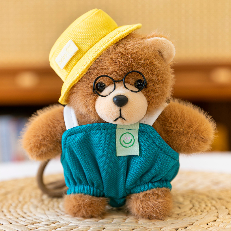 Chapeau jaune d'artiste ours