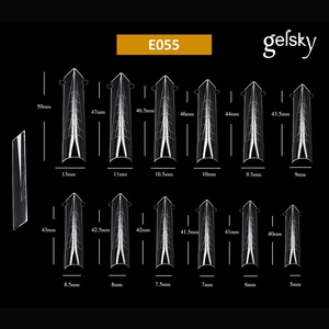 Gelsky kenar tırnak ipuçları çift formu hızlı yapı kalıp tırnak uzatma rus çift formu - Product Image 5