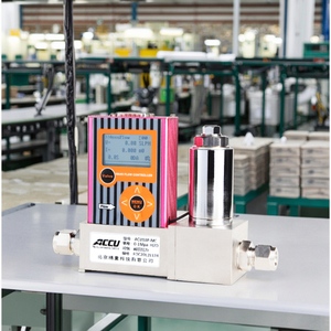 Contrôleur de débit massique à bas prix Affichage numérique Contrôleur de débit de gaz Air Oxygène Hydrogène Azote Débitmètre - Product Image 5