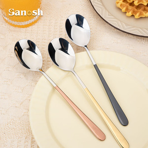 Sanosh thanh lịch Hàn Quốc phong cách 304 thép không gỉ muỗng cho nhà hàng khách sạn sử dụng nhà - Product Image 2