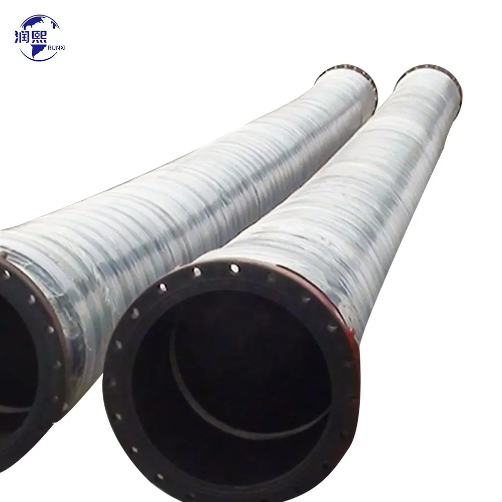 Tuyau flexible en caoutchouc d'aspiration et de décharge basse pression de puisard d'eau en ciment industriel flexible