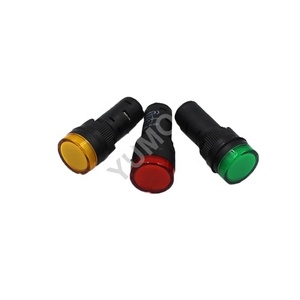AD16-16DS ROSSO di plastica lunetta push button LED Indicatore Push Button - Product Image 1