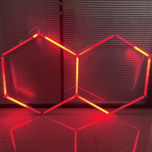 Оптовая продажа на заказ, дистанционное управление, шестигранное освещение, Rgb, светодиодный рабочий свет 12 В, RGB свет - Product Image 4