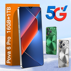 Pova 6 Pro telefon 5G Smartphone ile 16GB RAM 1TB depolama uzun pil ömrü çift SIM uyumluluk cep 5G Smartphone - Product Image 2