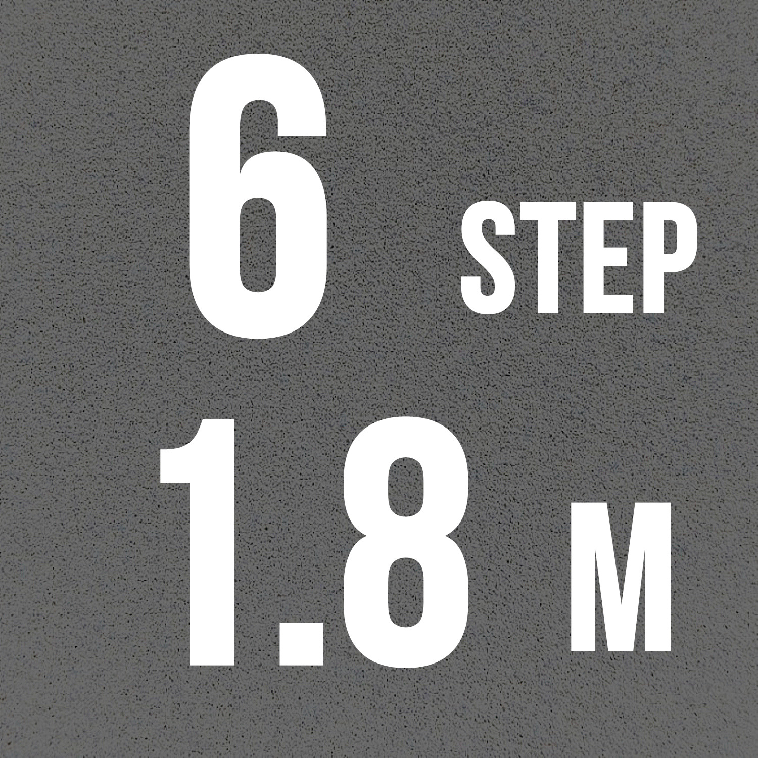 6 steps 1.8m
