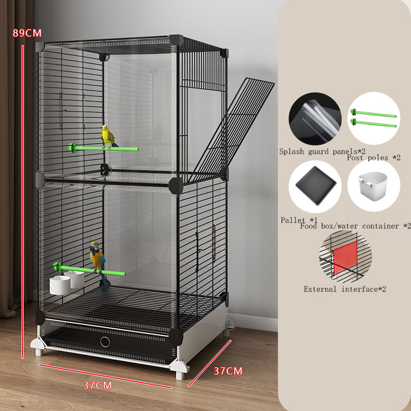 Transparent 2-compartment 5-piece set.