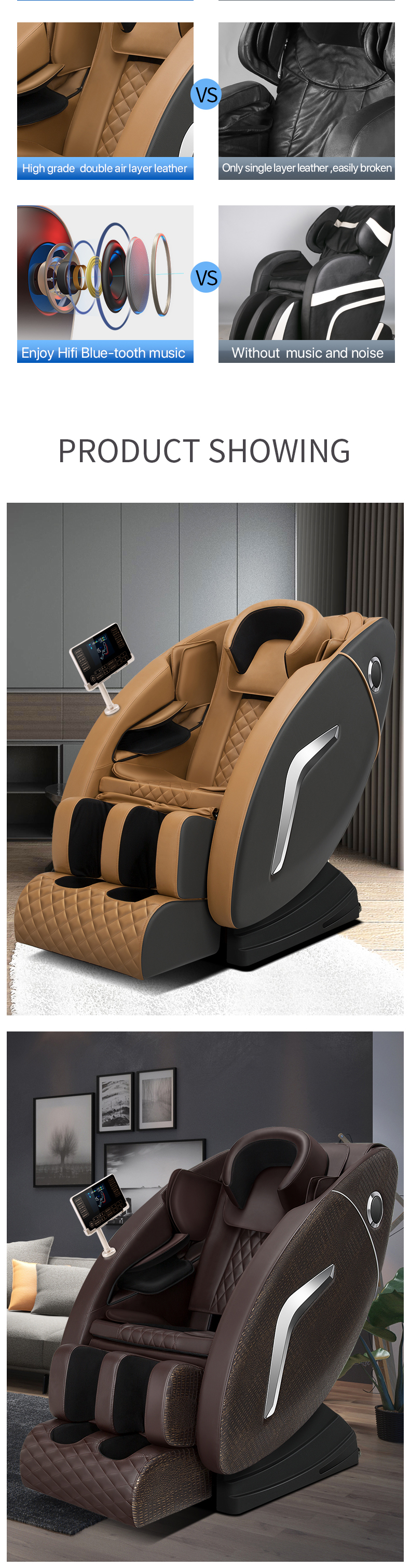 Jare R5-2C Factory Price OEM ODM Wholesale Electric Zero Gravity Full Body Cheap Recliner Shiatsu Life Power Relax Massage Chair