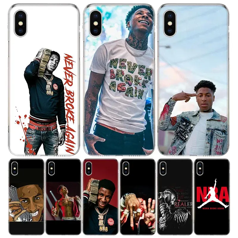 YoungBoy Never Broke Again Cover Phone Case For IPhone 11 14 Pro Max 15 Shell 13 12 Mini X 8 6S 7 Plus XS + XR 5S SE Call Mobile