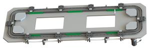 Riel de guía rectangular para transportador de cadena de carga pesada, línea transportadora de riel de guía de anillo de estructura de placa inferior - Product Image 3