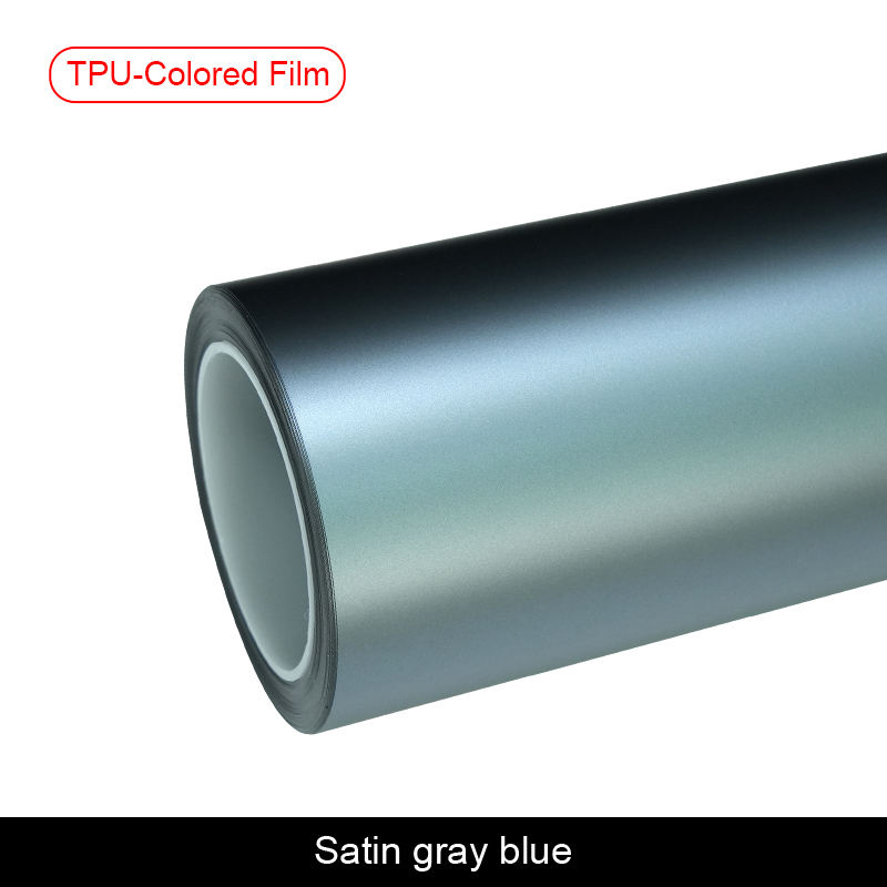 TPU-Satin gris bleu