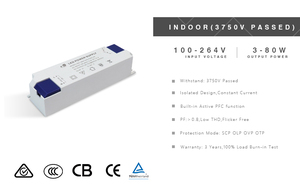 Seestar美国240W 1.1A通用交流输入电压IP67 3合1可调光非隔离高PF低THD无闪烁电源 - Product Image 5