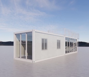 Fabricante barato de alta calidad mini contenedor caja modular casa 10 pies cabañas edificio sitio Oficina - Product Image 6