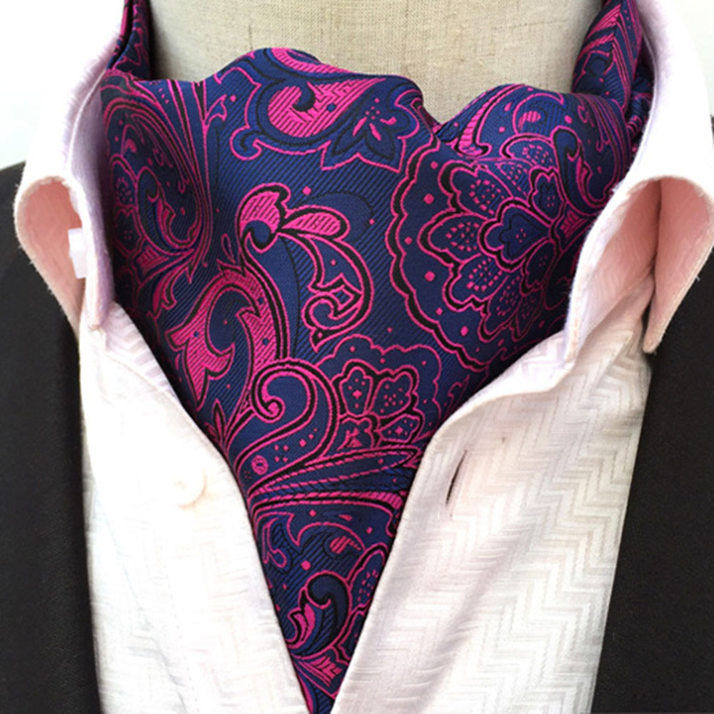 Navy Fuchsia Paisley