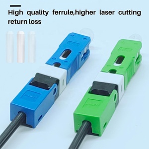 UNIKIT ESC250D SC/APC Optic Fiber Quick Connector Single Mode Fast Connector For FTTH Compatible With 4G And Wi-Fi <strong>Networks</strong>