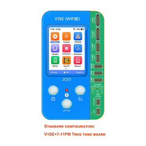 JCID V1SE para <span class=keywords><strong>IPHONE</strong></span> X XS Max 11 12 13 14 Pro True Tone, proyector de puntos de huellas dactilares, programador de lectura y escritura de datos de batería