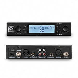 Clavax IEM-100 10 Bodypacks Không Dây Trong Tai Hệ Thống Màn Hình 2 Kênh Studio Loại Màn Hình Cho Sân Khấu Nhà Thờ Ban Nhạc Nhạc Nhạc Công Trường - Product Image 2